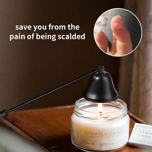 Apagavelas Clásico de Acero Inoxidable en Oferta, Venta Directa de Fábrica, Herramienta para Velas de Uso Doméstico, Apagavelas en Forma de Trompeta para Iglesia - Product Image 4