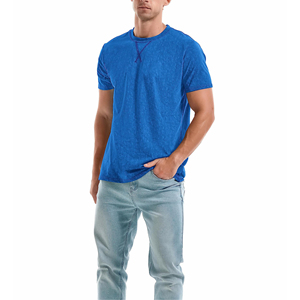 Nueva Colección de Camisetas Casuales para Hombre, 100% Algodón Tejido, Ecológicas, Transpirables, con Logotipo Frontal, Manga Corta, Corte Regular - Product Image 1