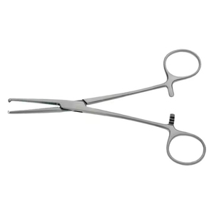 Pinzas hemostáticas curvas Kocher de acero inoxidable de alta calidad, 14 cm, pinzas de sujeción, instrumentos quirúrgicos, pinzas Kocher - Product Image 1