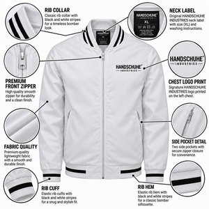 Chaquetas Bomber Cómodas y a la Moda, Producto de Primera Calidad, Aspecto Elegante y Estilizado, Chaqueta Bomber de Color Sólido para Hombre - Product Image 4