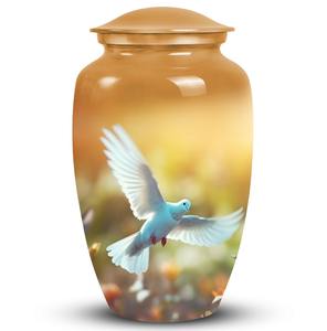 Urna decorativa con forma de paloma, elegante decoración funeraria para cenizas de adultos, recuerdo conmemorativo de cremación, tributo. - Product Image 1