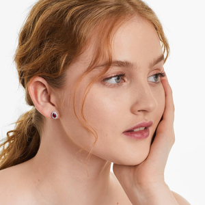 Élégantes boucles d'oreilles clous en argent sterling 925 avec moissanite, forme ovale brillante, éclat intemporel, bijoux raffinés, cadeau d'anniversaire - Product Image 2