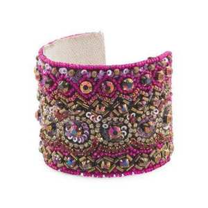 Ensemble de bracelets perlés faits à la main pour femmes RR ENTERPRISES, perles de verre colorées, empilables, style bohème, bijoux ethniques - Product Image 6