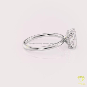 Anillo de Compromiso de Moissanita Sofisticado al por Mayor para Moda Nupcial y Celebraciones de Boda Disponible al Mejor Precio - Product Image 6