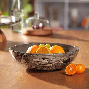 Ciotola per Servire/Pasta in Ceramica Nera Jeronica 13.5 OZ - Product Image 1