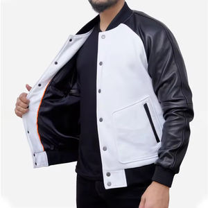 Chaqueta Casual Deportiva para Hombre con Cuello Alto, Chaqueta Universitaria, Chaqueta de Invierno Bordada para Hombre - Product Image 4