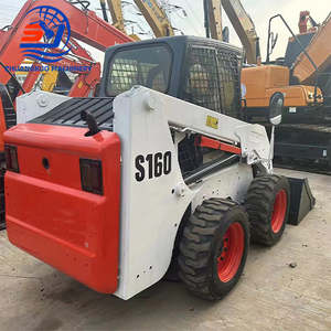 Matériel de terrassement de haute qualité à prix abordable : Chargeuse frontale sur roues d'occasion, Mini-chargeuse compacte S160 d'occasion à vendre - Product Image 5