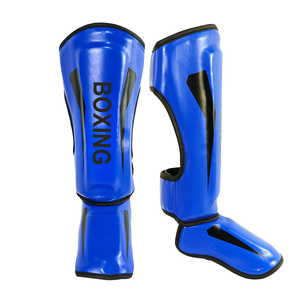 Service OEM, nouvelle conception, protection professionnelle, protège-tibias souples pour les séances d'entraînement sportif, sécurité des entraînements, vêtements de boxe en cuir - Product Image 3