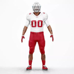 Uniforme Deportivo Transpirable Unisex de Alta Calidad para Fútbol Americano, Jersey de Manga Corta de Talla Grande - Product Image 4