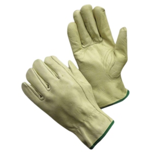 Customizable Logo Sheep Grain Leather Heavy-Duty Breathable Adjustable Wristlet Anti-Slip Abrasion-Resistant Safety <b>Gloves</b> - Product Image 1