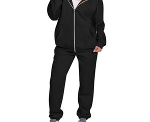Ensemble de survêtement deux pièces pour femme, survêtement de course d'hiver pour femme, manches longues, respirant, séchage rapide, ensemble de fitness pour la salle de sport, logo personnalisé - Product Image 3
