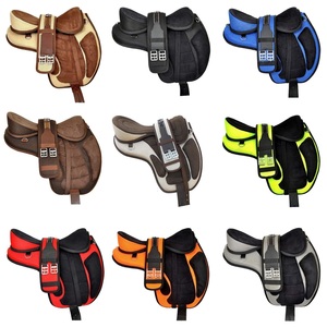 ROYAL INTERNATIONAL - Silla de Montar Inglesa Profesional sin Árbol, de Cuero, para Carreras de Caballos, Equipo de Equitación Ligero - Product Image 4