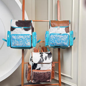 2025 nouveau sac à dos en cuir personnalisé usiné à la main en gros sac à dos de voyage pour unisexe véritable cuir de vachette couches sacs à dos - Product Image 4