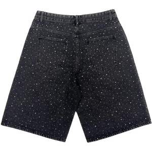 Shorts en jean tissé 100 % coton coupe droite taille mi-haute de qualité supérieure, personnalisés, pour hommes, style streetwear, les plus vendus (OEM) - Product Image 6