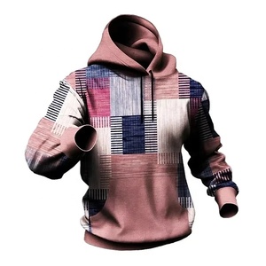 เสื้อฮู้ดดี้วินเทจผู้ชาย ผ้าฝ้าย 100% สำหรับฤดูหนาว สวมใส่สบาย แขนยาว ทรงปกติ สไตล์สตรีท - Product Image 1