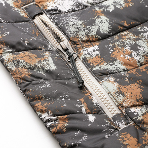 OEM Custom Men Plus Size Winter Quilted <b>Jacket</b> Waterproof Windbreaker Zipper Hoodie Embroidered Casual Snow Wear puffer hiking - Product Image 4