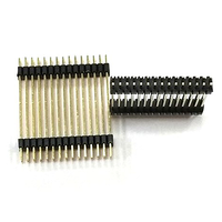 Connecteur FPC/FCC double à angle droit SMT de haute qualité, pas de 0,5 mm, non-ZIF, avec contact en bronze phosphoreux, clou de fixation étamé, plaqué or 4-55
