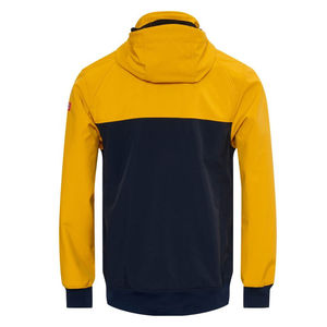 เสื้อแจ็คเก็ตขนแกะมีฮู้ดสีเหลืองกรมท่าสำหรับผู้ชาย คอตั้ง กันน้ำ ผลิตจากโพลีเอสเตอร์/ไนลอน ปิดด้วยซิป สวมใส่สบาย ทรงปกติ เหมาะสำหรับฤดูหนาว - Product Image 2