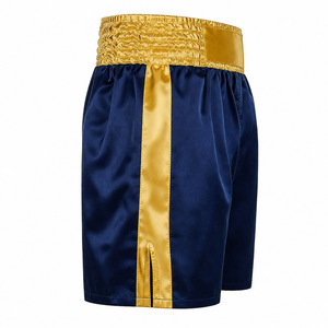 Shorts de boxe haut de gamme, vêtements de combat de boxe, satin flexible, respirant, respectueux de l'environnement, shorts de protection pour l'entraînement, fabrication OEM, vente en gros - Product Image 6