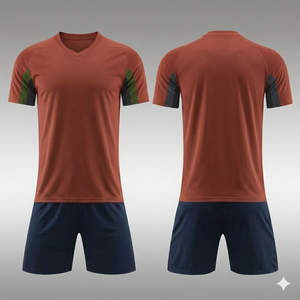 Proveedor Directo de Fábrica, Uniforme de Fútbol 100% Poliéster, Antibacterial, Transpirable, de Secado Rápido, Personalizado al por Mayor para Equipos - Product Image 1