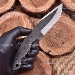 Cuchillo de Supervivencia, Caza y Camping UA Supplies, Profesional, Forjado a Mano, Acero al Carbono 1095, Completamente Pulido, Punta Caída - Product Image 2