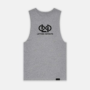เสื้อกล้ามไร้แขน Lifting Infinite ทรงโอเวอร์ไซส์ ยูนิเซ็กซ์ คอกลม ทรงปกติ แห้งเร็ว ผ้าถักเจอร์ซีย์ 100% คอตตอน สปอร์ต พิมพ์ลายดิจิตอล สีพื้น - Product Image 5
