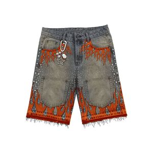 Shorts en jean pour homme, design personnalisé, couleur unie, tissu personnalisé, coupe ajustée, légers, séchage rapide, respirants, activités de plein air - Product Image 1