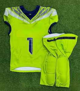 Uniformes Totalmente Personalizados, Transpirables, Talla Personalizada, Cómodos, Alta Calidad, Precio Razonable, Uniforme de Fútbol Americano - Product Image 2