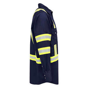 Best Breathable Long Sleeve OEM Workwear Quick Dry <b>Hi</b> <b>Vis</b> Safety Clothing <b>T</b> <b>Shirt</b> Reflective Work Construction <b>Shirts</b> - Product Image 3