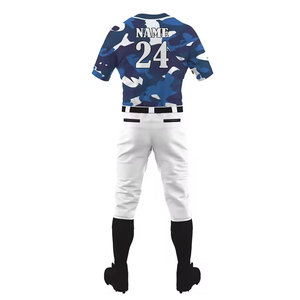 Uniforme de baseball décontracté d'été, service OEM, impression numérique, produit très demandé, uniforme de baseball avec logo et taille personnalisés - Product Image 3