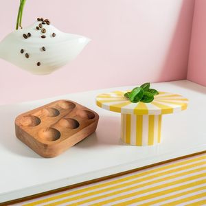 Acacia Wooden <b>Egg</b> Tray for 6 <b>Eggs</b> Handmade Rustic <b>Egg</b> Holder <b>Storage</b> Organizer Farmhouse Kitchen Countertop Display - Product Image 4
