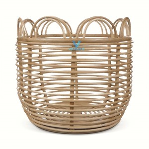 Cesta de Almacenamiento Tejida de Bambú y Ratán Rústico, Multiusos, Organizador para el Hogar, Diseño Ecológico y Sostenible, Vietrustic, Nueva Llegada - Product Image 1