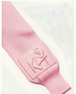 Support de poignet KT rose gris en cachemire antidérapant avec fermeture auto-agrippante unisexe, protection professionnelle respirante et légère pour la musculation - Product Image 6