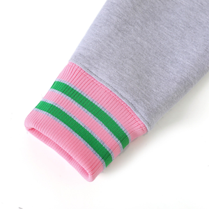 Custom Sorority Heather Grey Fleece <b>Cardigan</b> V-Neck Unisex Fit for B2B Wholesale Apparel Buyers and Wholesale Brand Sourcing - Product Image 3