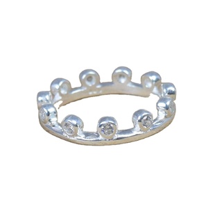 925 Sterling <b>Silver</b> Rose Gold Plated Fancy Punk Style Claw Setting Zircon Engagement <b>Rings</b> for <b>Men</b> Women Children's Gift - Product Image 1