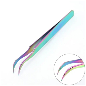 Pince à épiler pour extensions de cils en gros, marque privée, outils de maquillage, acier inoxydable, haute qualité - Product Image 3