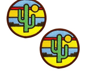 Parches Bordados Personalizados Estilo Amanecer, Nuevo Diseño, del Mejor Proveedor, con Forma de Corazón y Flor, para Sombreros de Fieltro, por MEHMOOD APPARELS - Product Image 2