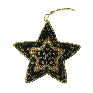 Amuleto de Bolso con Forma de Estrella Hecho a Mano en India, Accesorio de Moda Ecológico, Estilo Étnico, Cristal Artesanal, Souvenir RR - Product Image 1