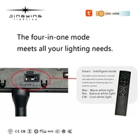 Système d'éclairage sur rail mobile Plafonnier 48V Lustre moderne en aluminium Éclairage linéaire sur rail d'inondation Éclairage sur rail magnétique à LED