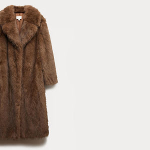 Manteaux en laine et polyester pour femmes, de qualité supérieure, élégants et tendance pour l'hiver, en vente en gros, sans motifs - Product Image 2