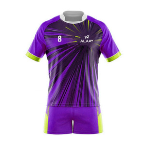 Uniformes de Rugby Personalizados de Alta Calidad al por Mayor, Uniformes de Fútbol Rugby 100% Poliéster para Equipos - Product Image 2