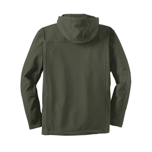 Chaqueta Softshell Personalizada para Hombre, con Capucha, Informal, para Exteriores, Resistente al Viento, con Cierre Frontal, Bolsillos Utilitarios, Ligera y Resistente a la Intemperie - Product Image 6