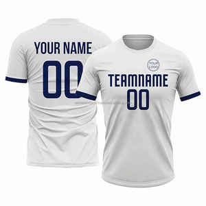 ชุดฟุตบอลแบบยูนิเซ็กซ์ เสื้อแข่งฟุตบอลแขนสั้น น้ำหนักเบา แห้งเร็ว ระบายอากาศได้ดี ผลิตจากโพลีเอสเตอร์ 100% คุณภาพสูง - Product Image 3