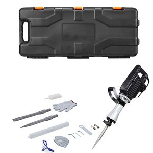 Martello Demolitore Elettrico Potente da 2800 W, 1200 BPM, Scalpello Piatto per Calcestruzzo, Utensile Elettrico per Demolizione - Product Image 1