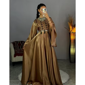Traditional Handmade Embroidered 100% Polyester <b>Mirror</b> Works Afghan Kuchi Fashion Afghani Contrast Color Wedding Dress For Women - Product Image 2