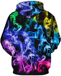 Custom Logo Embroidered Unisex Tie Dye Hoodies Oversized Discharge Printing 100% Cotton Breathable Casual Street Wear Winter - Product Image 2