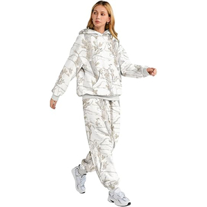 Conjunto Deportivo Urbano para Mujer, Sudadera Holgada y Pantalones de Estilo Informal - Product Image 1