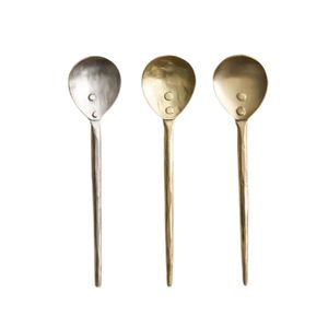 Ensemble de couverts modernes de luxe en acier inoxydable avec manche en céramique à rayures bleues et blanches, couteau, fourchette et cuillère de style occidental - Product Image 4