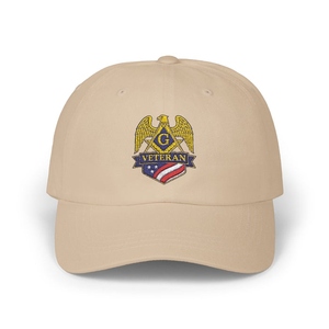Casquette de baseball Master Mason Blue Lodge - Casquette brodée pour papa Mason vétéran - Product Image 2