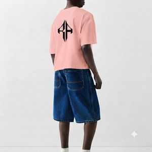 Camiseta de Alta Calidad para Hombre, 100% Algodón, Casual, Corte Recto, Personalizada con Serigrafía, Azul Marino, Talla Grande, Cuello Redondo, Secado Rápido - Product Image 3